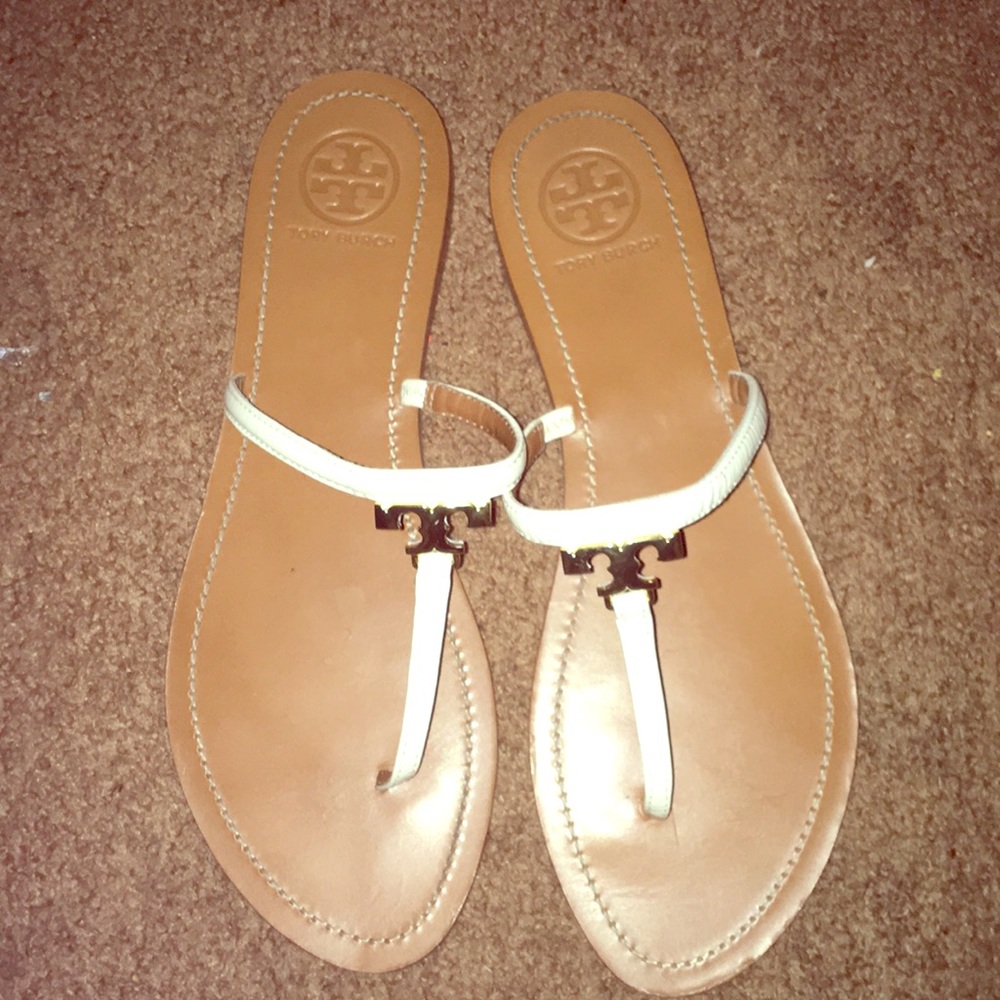 White Tory Burch 10 1/2
